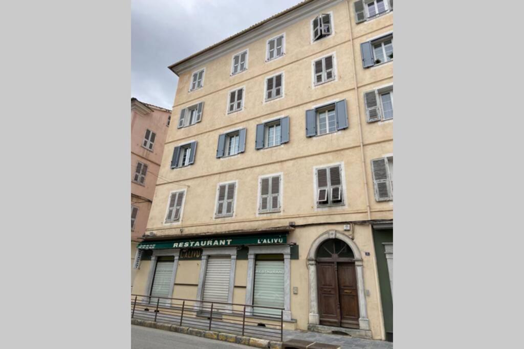 Magnifique Grand 30M2 Refait A Neuf En 2025 Lumineux 4 Couchages Hyper Centre Corte 13 Cours Paoli Wifi Tv Lave Linge 外观 照片